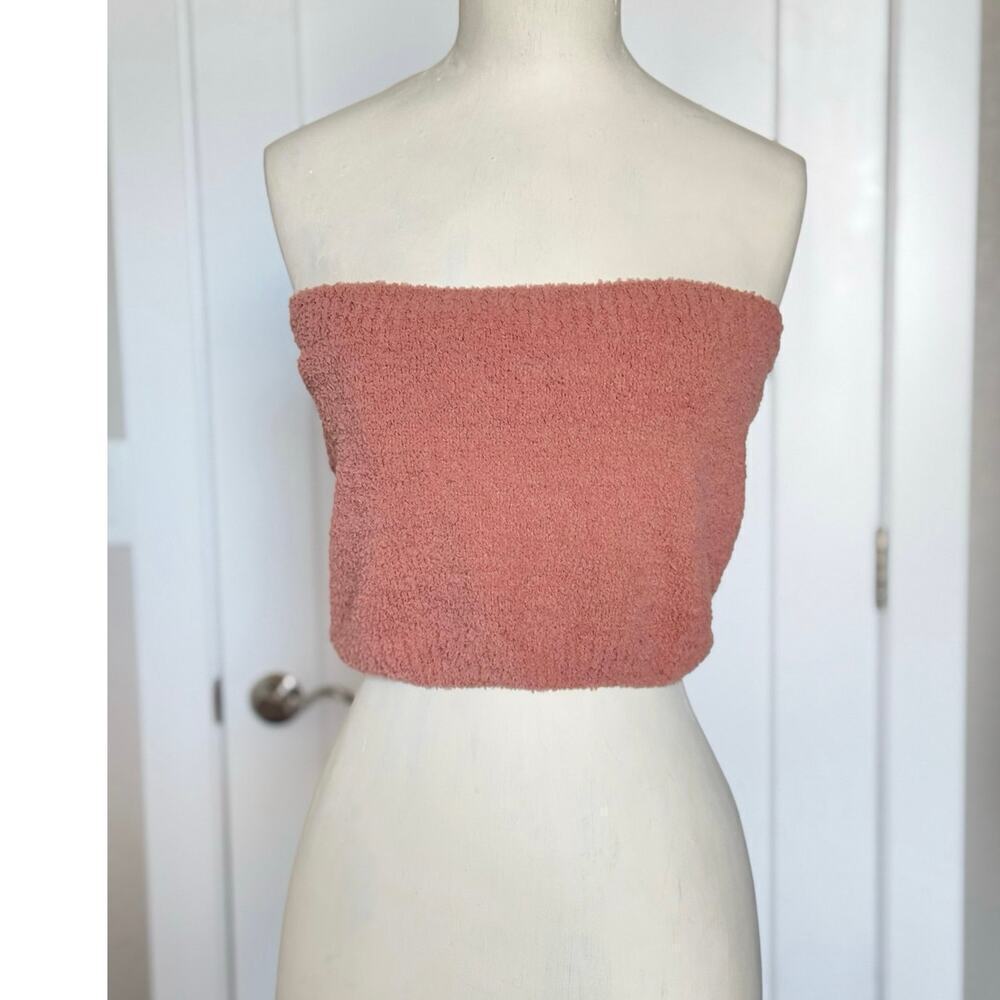 NWT Zaful Tube Top Bandeau Women's Size S Pinkish Tan